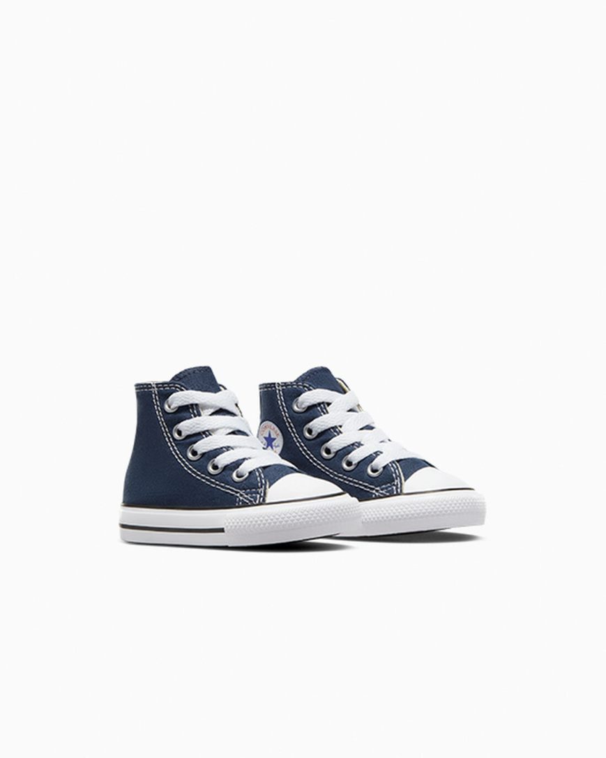 Chlapecké Boty Vysoké Converse Chuck Taylor All Star Classic Tmavě Blankyt | CZ DQTZ36